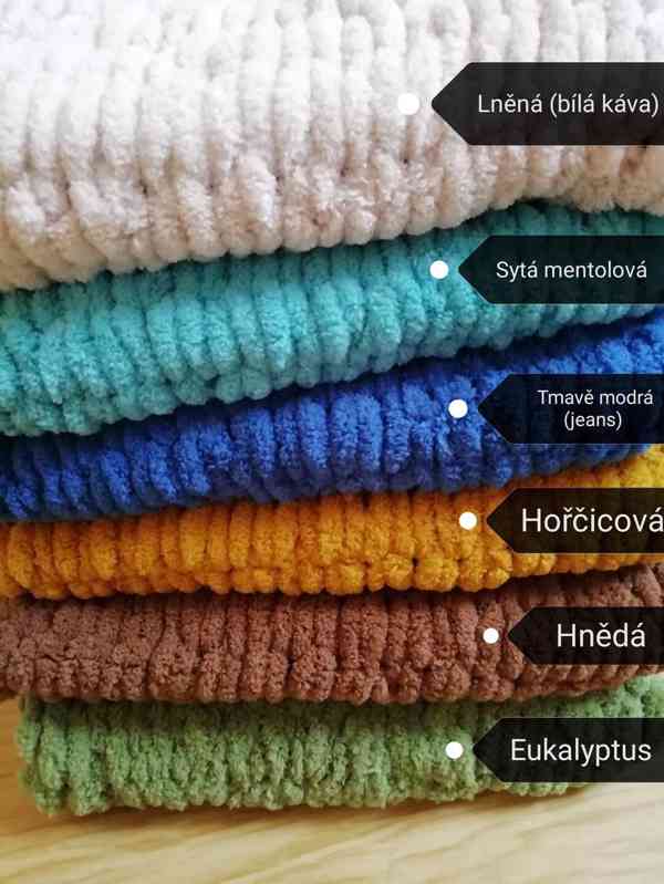 Měkký pletený nákrčník puffy (barva na přání)  - foto 8