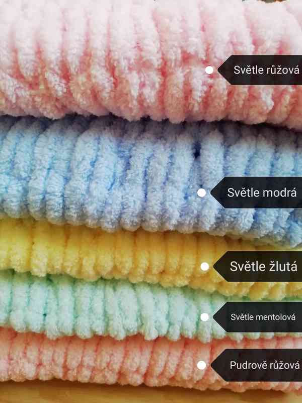 Měkký pletený nákrčník puffy (barva na přání)  - foto 23