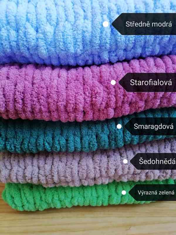 Měkký pletený nákrčník puffy (barva na přání)  - foto 4