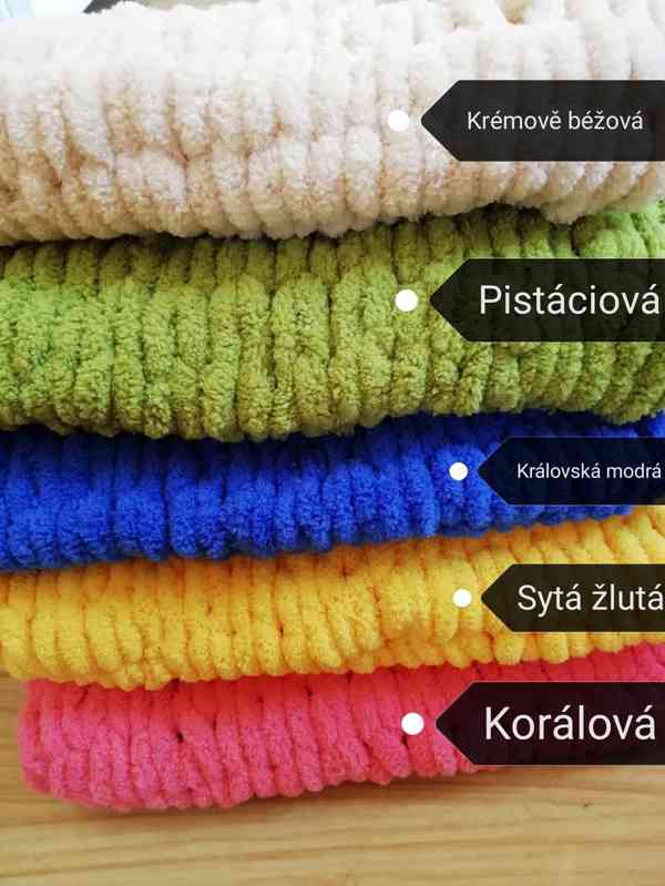 Měkký pletený nákrčník puffy (barva na přání)  - foto 3