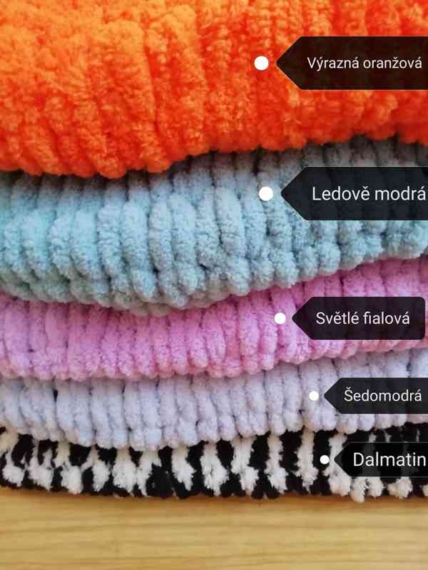 Měkký pletený nákrčník puffy (barva na přání)  - foto 6