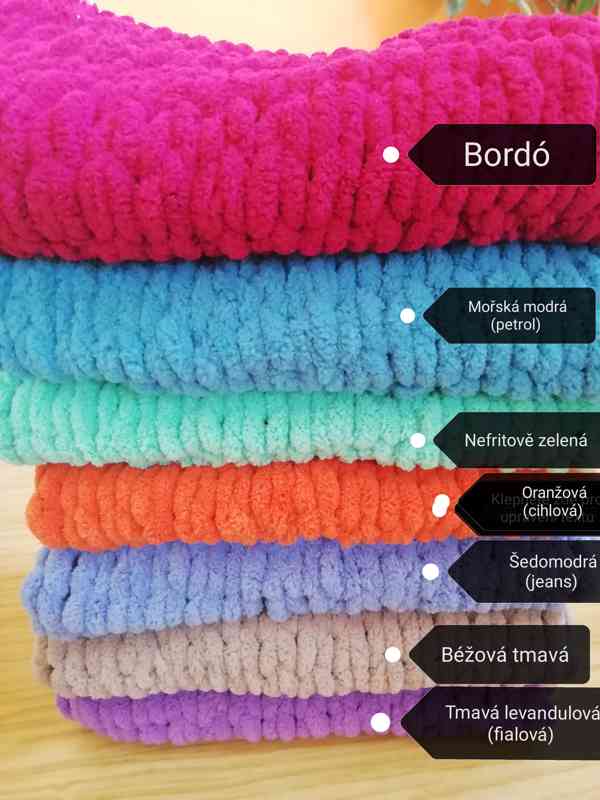 Měkký pletený nákrčník puffy (barva na přání)  - foto 12