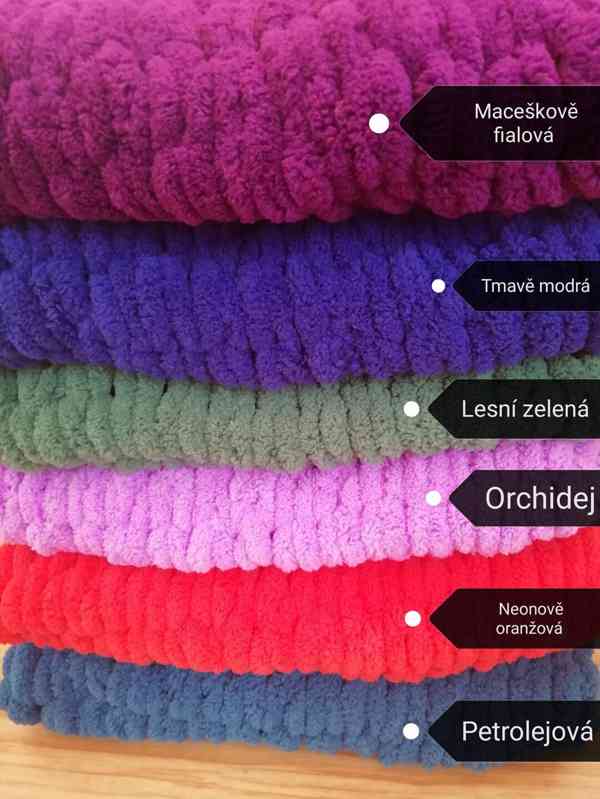 Měkký pletený nákrčník puffy (barva na přání)  - foto 9