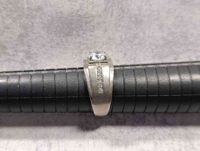 Krásný pánsky starý prsten, velikost 64 - foto 15