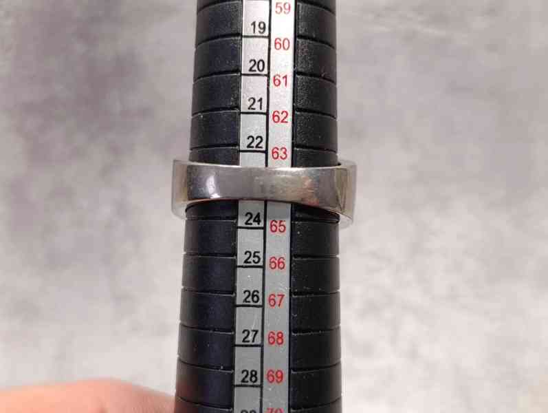 Krásný pánsky starý prsten, velikost 64 - foto 14