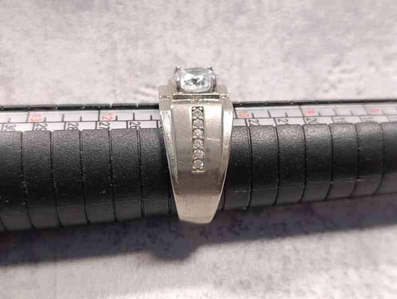 Krásný pánsky starý prsten, velikost 64 - foto 16