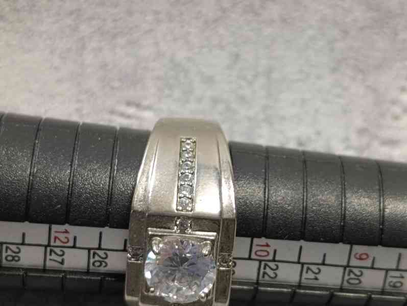 Krásný pánsky starý prsten, velikost 64 - foto 11