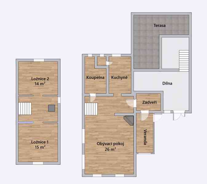 Prodej domu 104 m², dispozice 3+1, pozemek 2581 m² - foto 8
