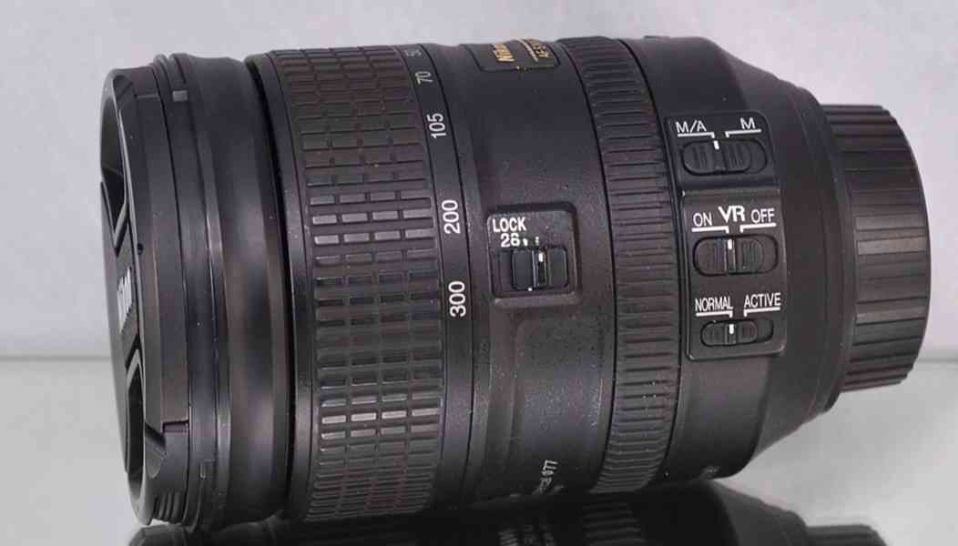 Nikon AF-S 28-300mm f/3.5-5.6 G ED VR *FX Zoom  - foto 5