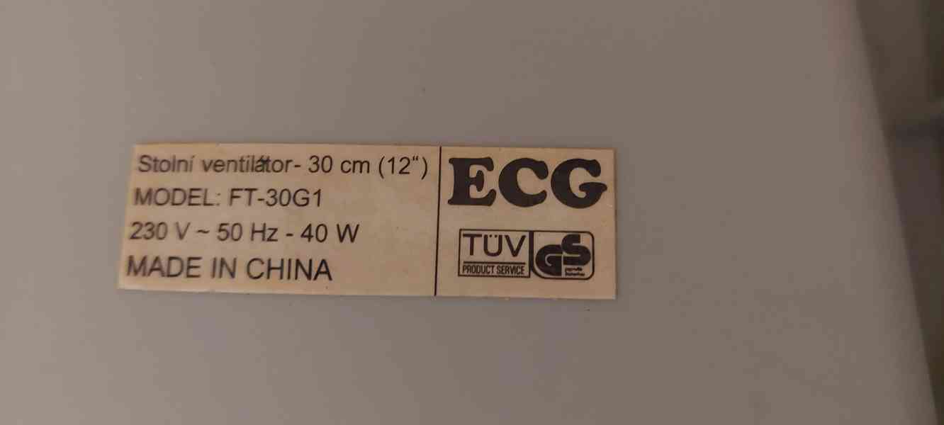 stolní ventilátor ECG - foto 2