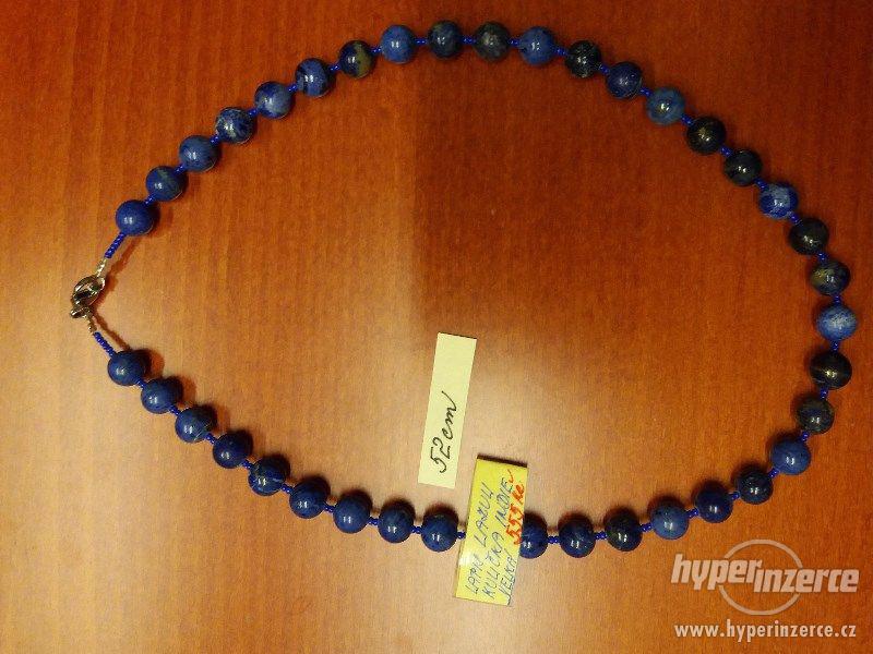 nový náhrdelník Lazurit Lapis Lazuli - foto 1