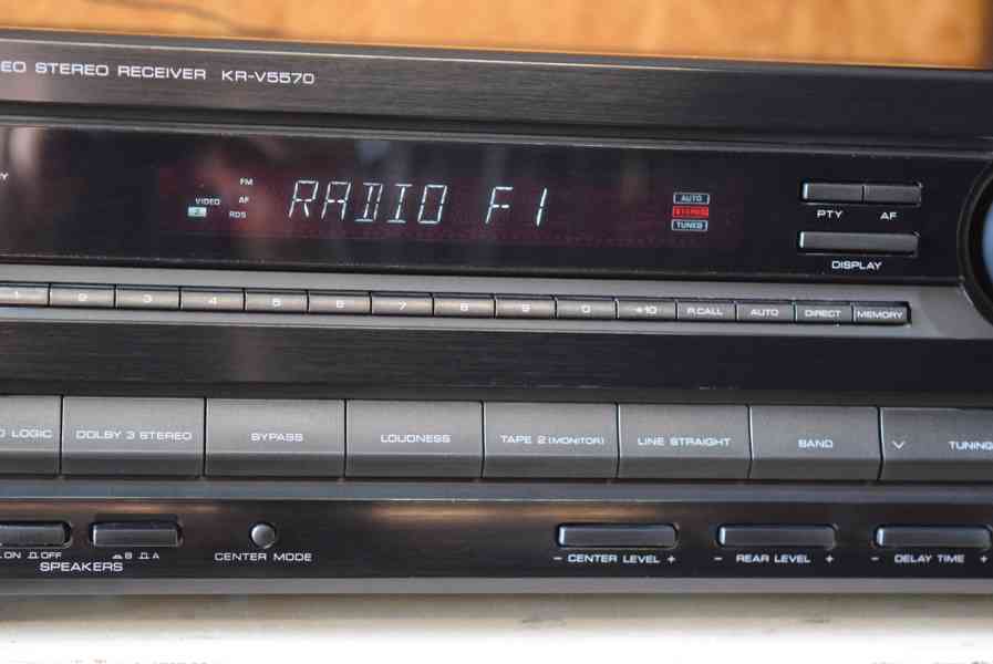 KENWOOD KR-V5570 VÝBORNÝ AV STEREO RECEIVER RDS ! - foto 3