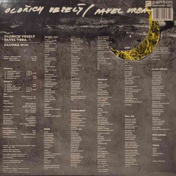 Oldřich Veselý / Pavel Vrba – Dlouhá Noc (LP) - foto 2