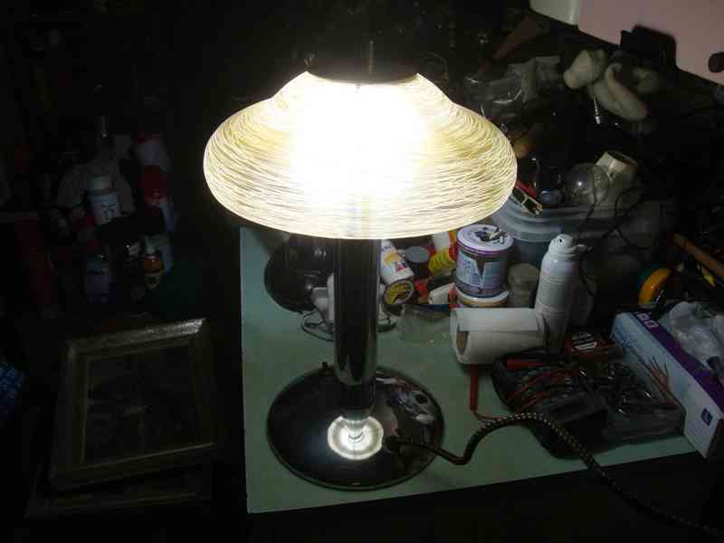 Retro starožitná stolní lampa lampička Napako typ 8239 - foto 15