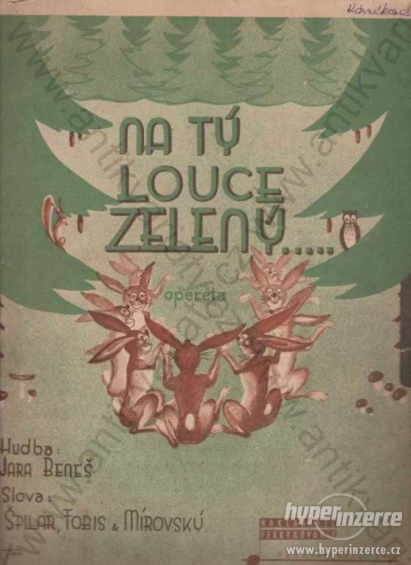 Na tý louce zelený... Jara Beneš opereta 1935 - foto 1