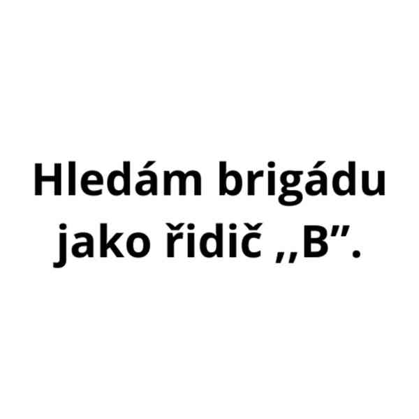 Hledám brigádu jako řidič