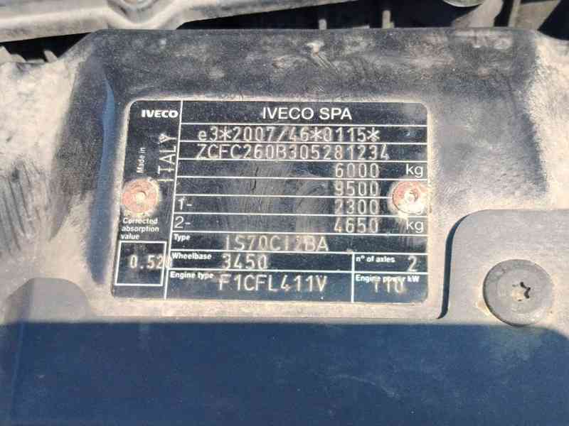 Iveco Daily 60C15, shrnovací plachta, motor 3,0 - foto 9