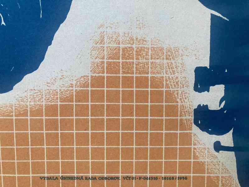 Slovenský budovateľský plagát (1956) - foto 3