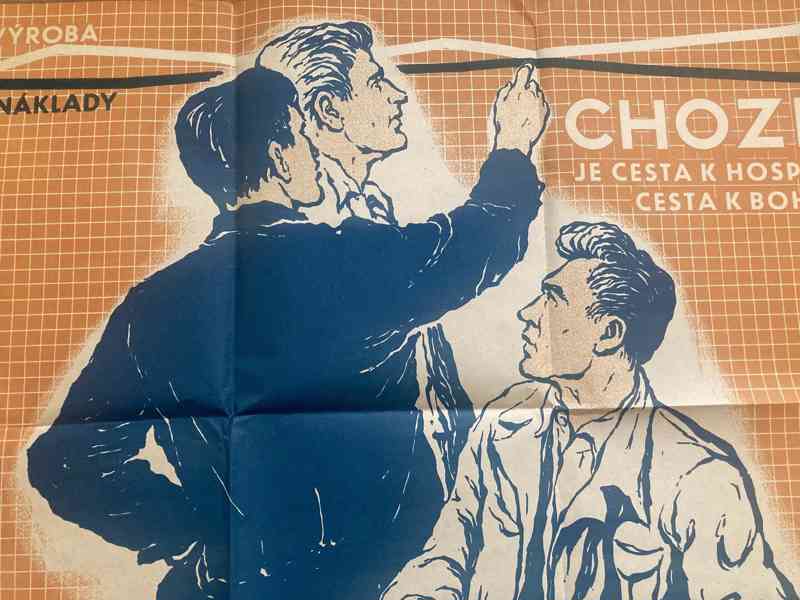 Slovenský budovateľský plagát (1956) - foto 4
