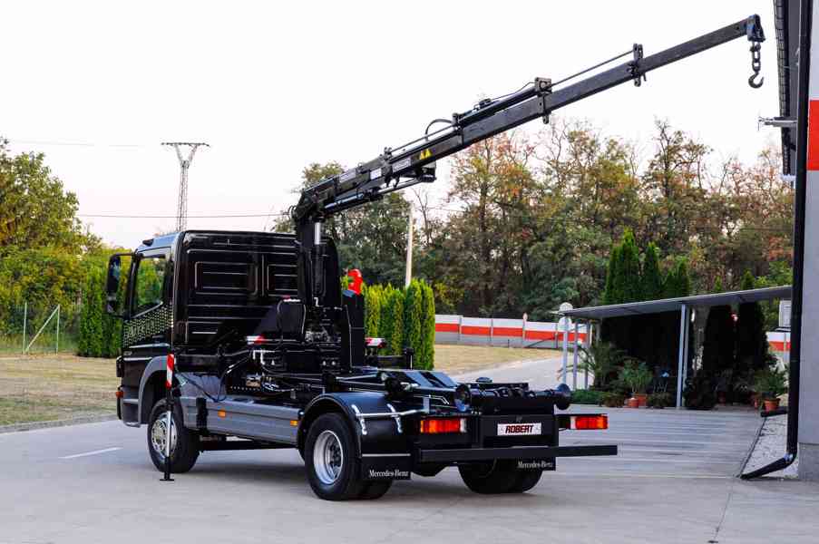 MERCEDES ATEGO 1218 NOVÝ HÁKOVÝ NOSIČ KONTEJNERŮ + HYDR. RUK - foto 88