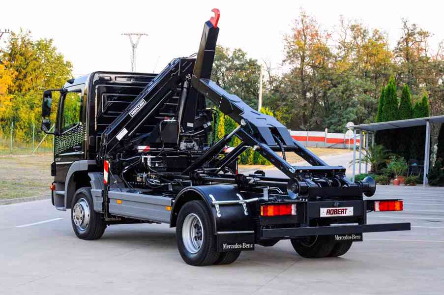 MERCEDES ATEGO 1218 NOVÝ HÁKOVÝ NOSIČ KONTEJNERŮ + HYDR. RUK - foto 81