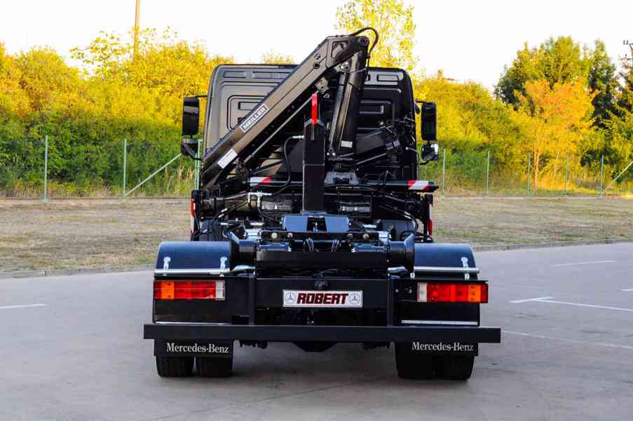 MERCEDES ATEGO 1218 NOVÝ HÁKOVÝ NOSIČ KONTEJNERŮ + HYDR. RUK - foto 6