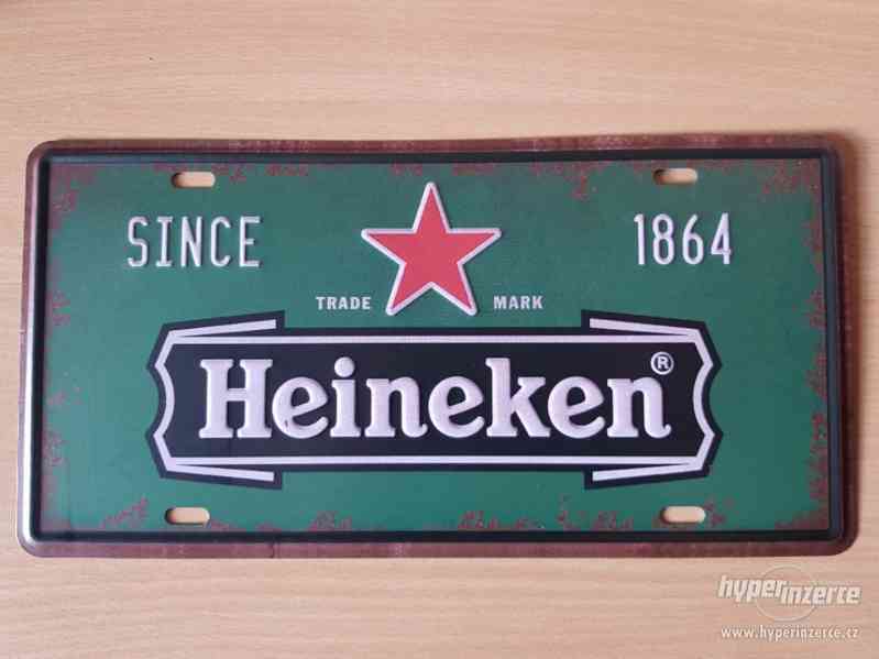 PLECHOVÁ ZNAČKA STYL U.S.A. HEINEKEN - foto 1