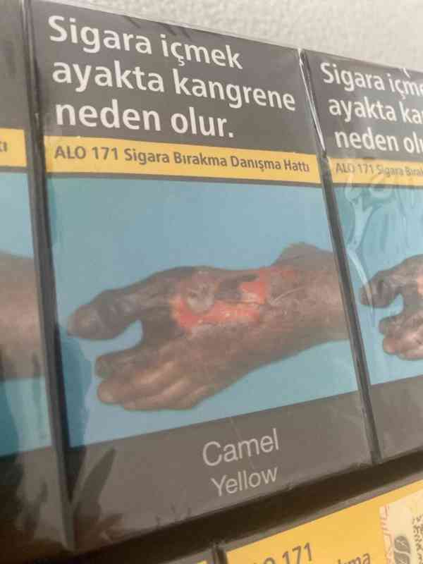 Žluté camel cigarety  - foto 2