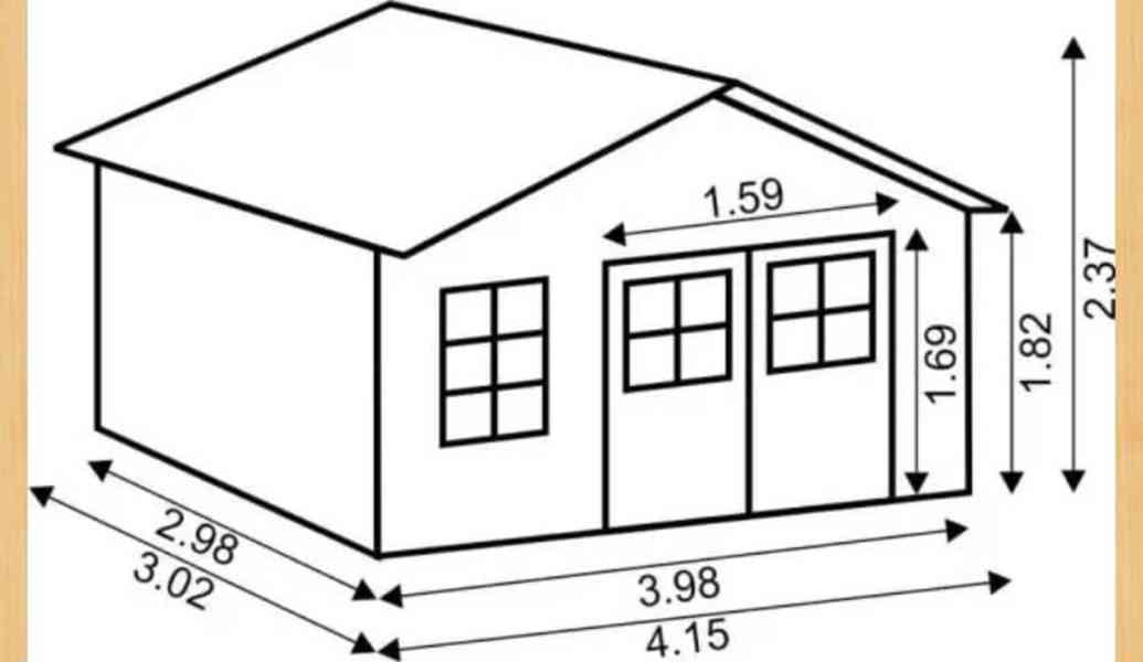 Zahradní domek 4x3 - foto 2