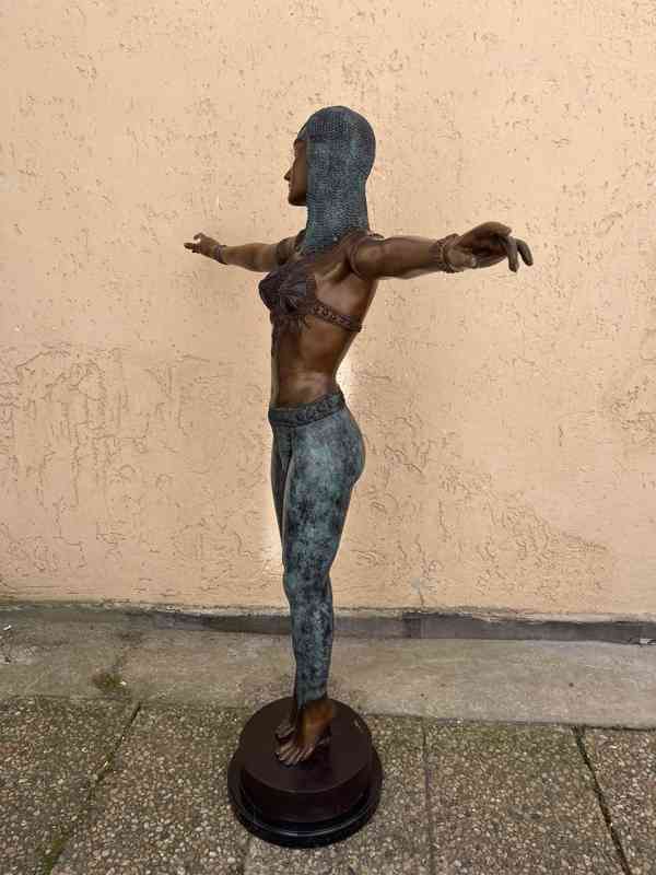 Velká bronzová socha - tanečnice 154 cm styl D. H. Chiparus - foto 4