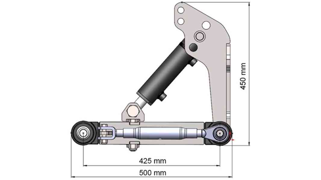 PŘEDNÍ HYDRAULIKA TRAKTORU CAT. 1 - ECO PRO TRAKTOR - foto 3