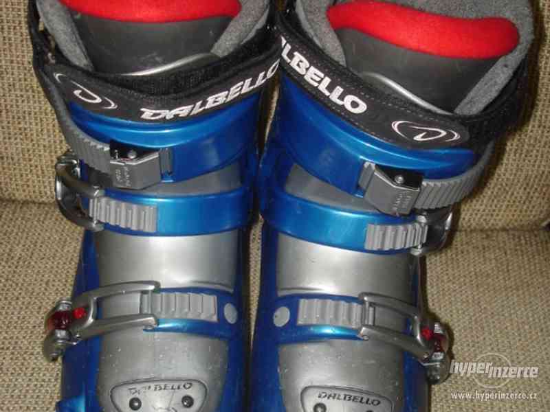 Červené boty na běžky Madshuds Rottefella NNN, dětské lyže - foto 9