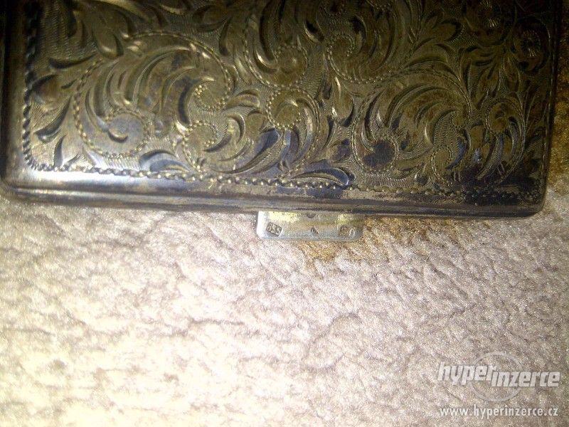 STAROŽITNÁ STŘÍBRNÁ TABATĚRKA - foto 3