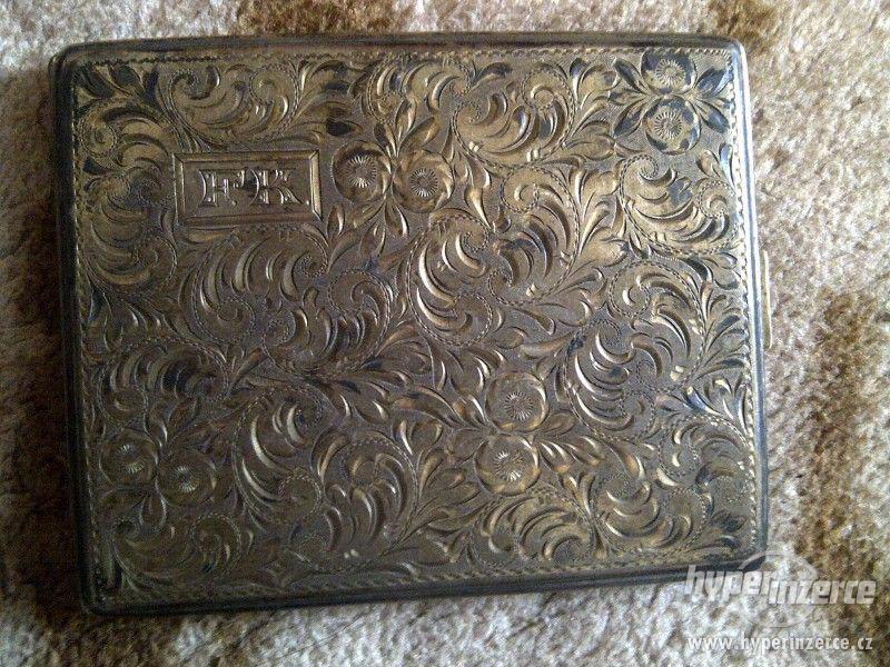 STAROŽITNÁ STŘÍBRNÁ TABATĚRKA - foto 4