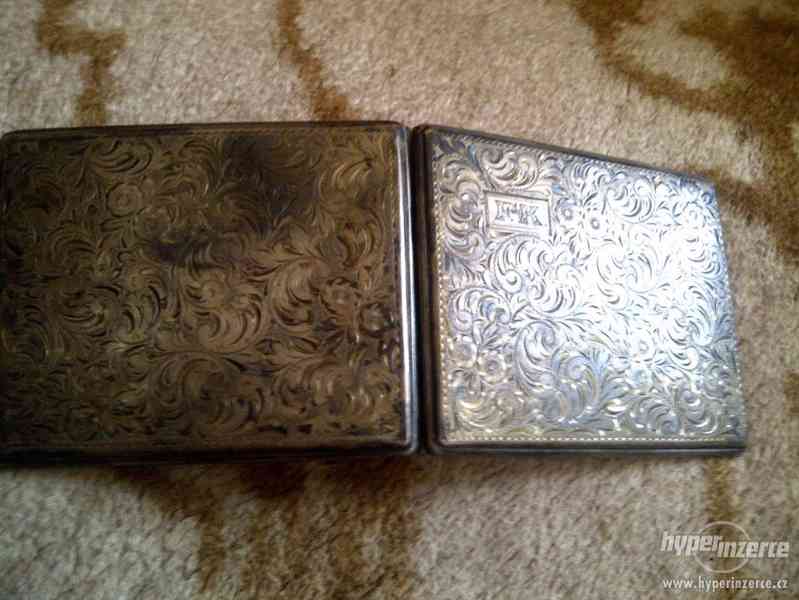 STAROŽITNÁ STŘÍBRNÁ TABATĚRKA - foto 5