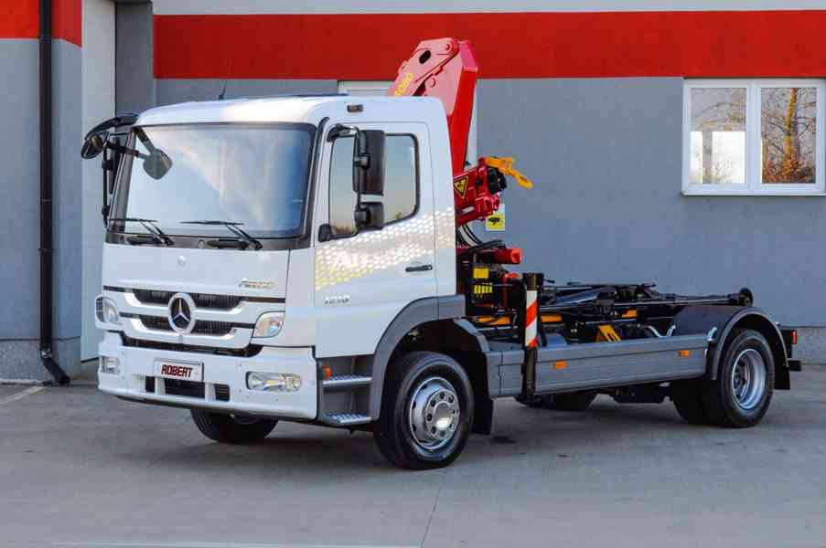 MERCEDES ATEGO 1218 HÁKOVÝ NOSIČ KONTEJNERŮ HYDR. RUKA EU5 - foto 3