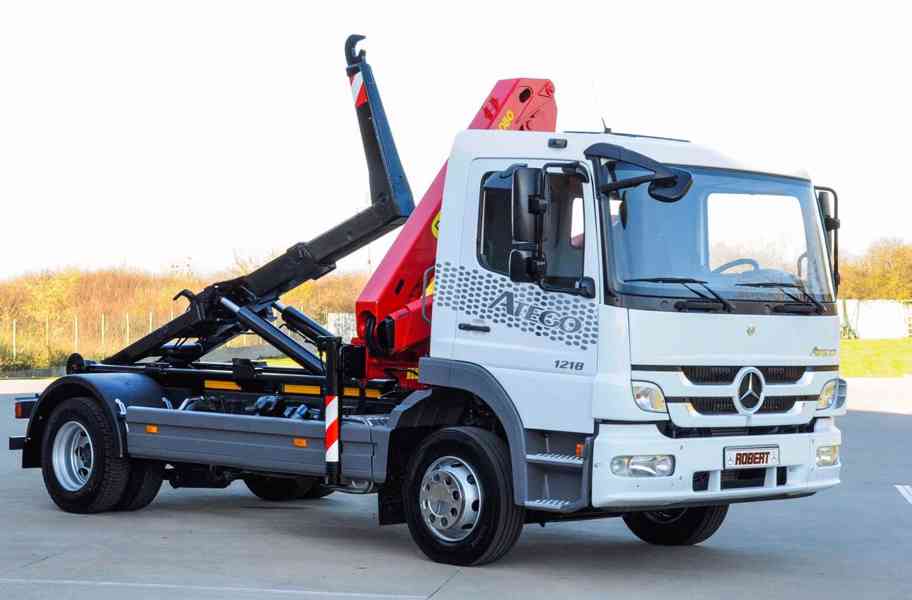 MERCEDES ATEGO 1218 HÁKOVÝ NOSIČ KONTEJNERŮ HYDR. RUKA EU5 - foto 80