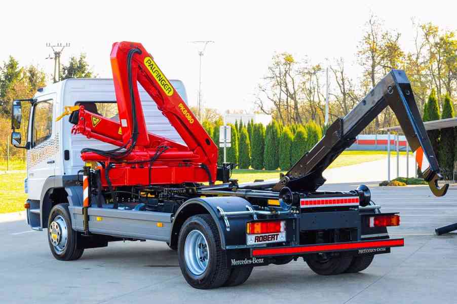 MERCEDES ATEGO 1218 HÁKOVÝ NOSIČ KONTEJNERŮ HYDR. RUKA EU5 - foto 74