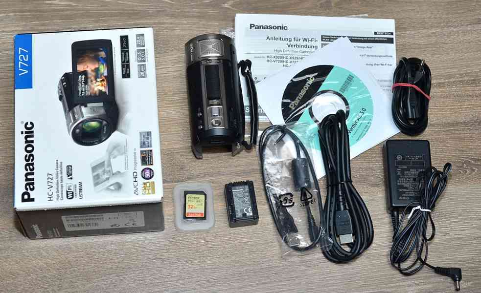 Videokamera: Panasonic HC V727 *Full HDV*Wi-Fi/NFC - foto 3