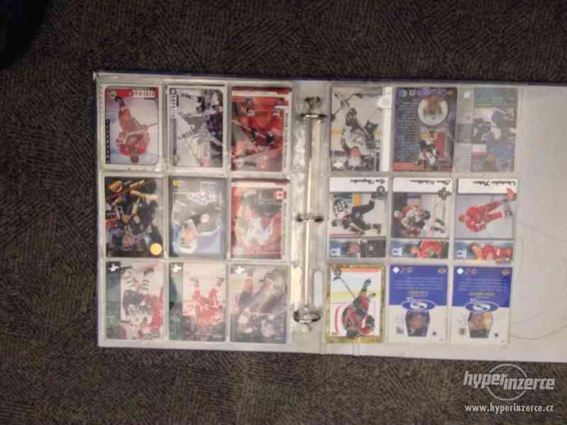 Album s hokejovými kartičkami z 90-tých let, tisk Kanada, US - foto 2