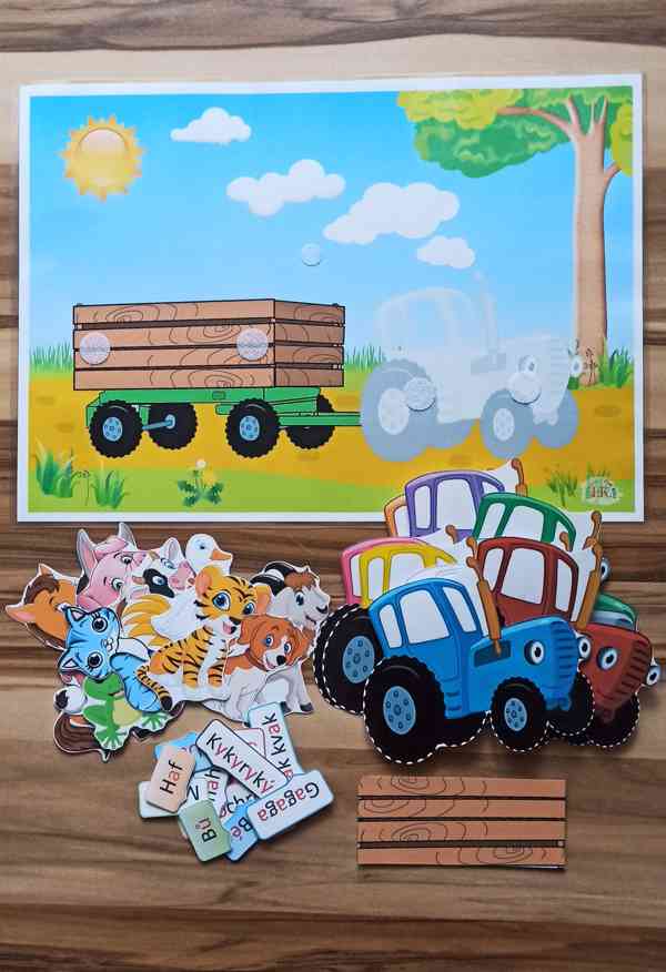 Didakticka hra "Modrý traktor - 1" - foto 2