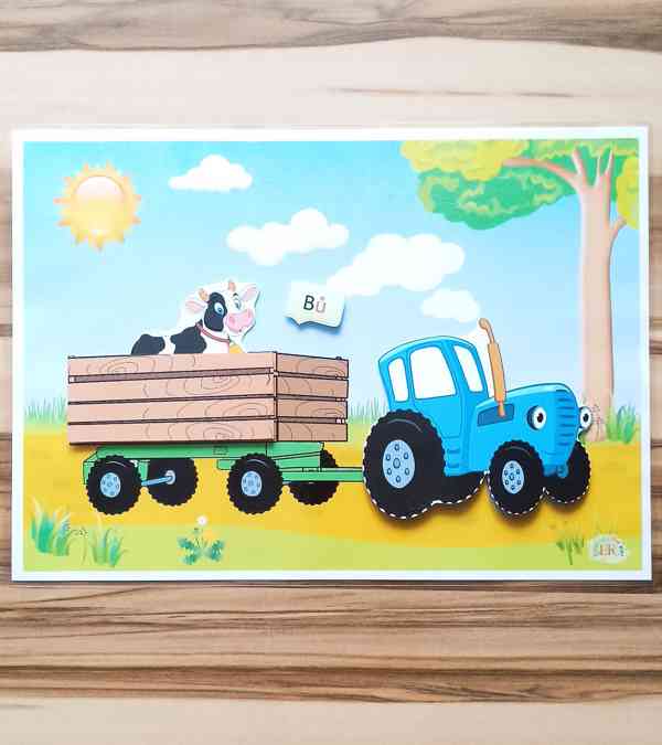 Didakticka hra "Modrý traktor - 1" - foto 3