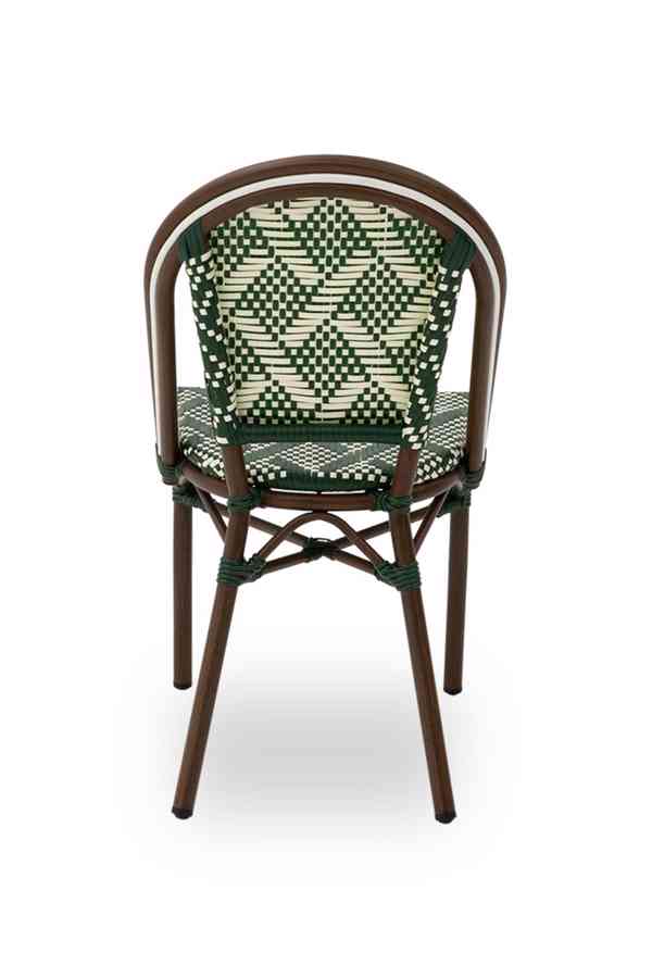 Technoratanová židle MATTEO zelená - foto 2