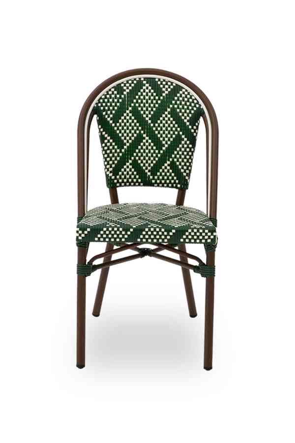 Technoratanová židle MATTEO zelená - foto 3