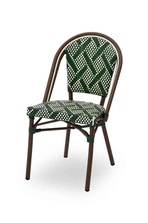 Technoratanová židle MATTEO zelená - foto 1