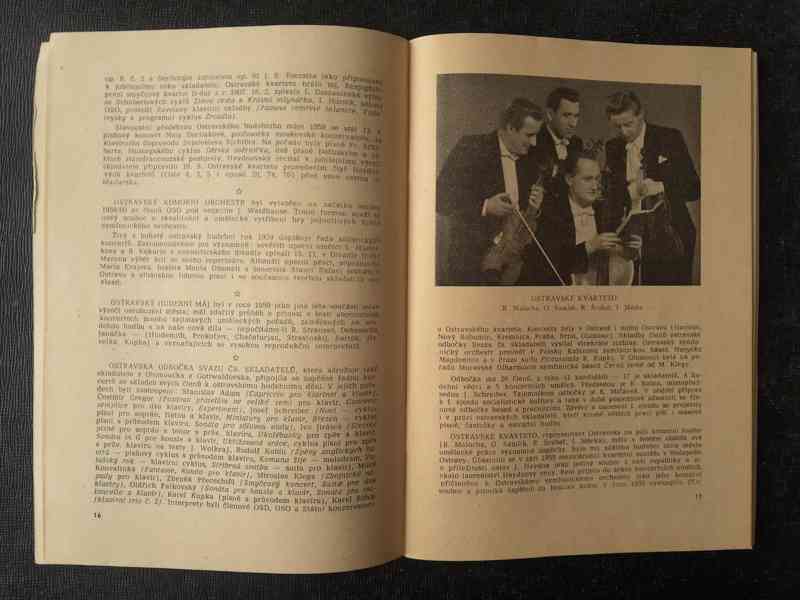 Divadelní a hudební profil Ostravska - Vymětal 1961, brožura - foto 3