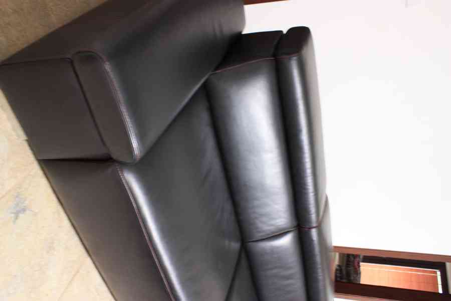 Kvalitní kožená sedačka - foto 2