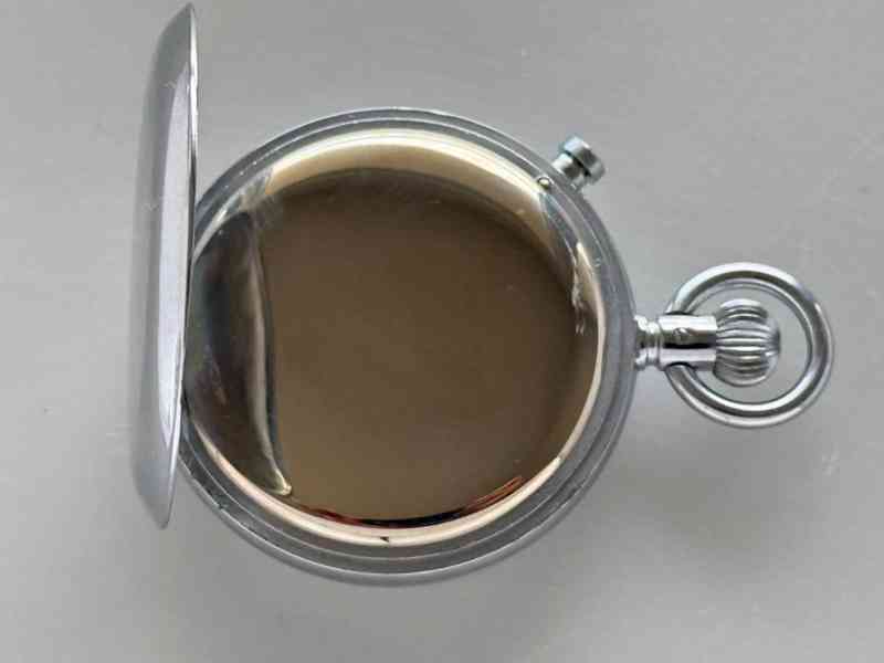 Švýcarské kapesní stopky MINERVA – funkční, krásný stav - foto 6