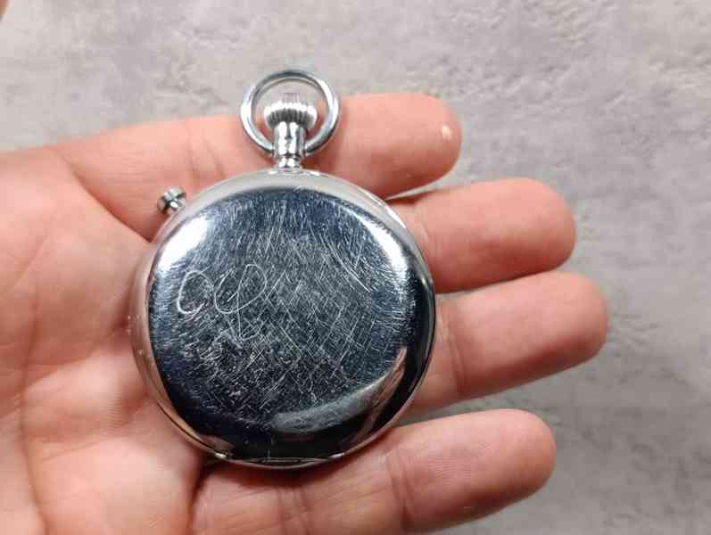 Švýcarské kapesní stopky MINERVA – funkční, krásný stav - foto 16