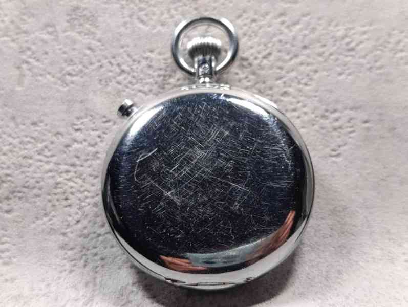 Švýcarské kapesní stopky MINERVA – funkční, krásný stav - foto 12